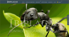 Desktop Screenshot of ibiplagas.com